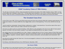 Tablet Screenshot of classof1964usafa.org